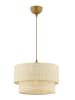 ABERTO DESIGN Hanglamp crème/goudkleurig - Ø 30 cm