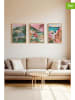 ABERTO DESIGN 3er-Set: Gerahmte Kunstdrucke - (B)33 x (H)48 cm