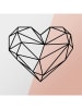 ABERTO DESIGN Wanddecoratie "Heart" - (B)47 x (H)40 cm