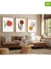 ABERTO DESIGN 3er-Set: Gerahmte Kunstdrucke