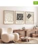 ABERTO DESIGN 3er-Set: Gerahmte Kunstdrucke