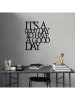 ABERTO DESIGN Wanddekor "It's a Good" - (H)70 x (B)41 cm