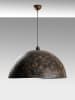 ABERTO DESIGN Hanglamp "Antiquation" bruin - (H)35 x Ø 60 cm