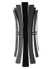 ABERTO DESIGN Wandleuchte in Schwarz - (B)17 x (H)48 cm