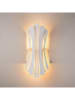 ABERTO DESIGN Wandleuchte in Weiß - (B)17 x (H)48 cm