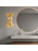 ABERTO DESIGN Wandlamp goudkleurig - (B)17 x (H)48 cm