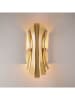 ABERTO DESIGN Wandleuchte in Gold - (B)17 x (H)48 cm