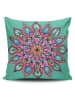 ABERTO DESIGN Kussens turquoise/lichtroze