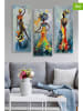 ABERTO DESIGN 3-delige set: kunstdrukken op canvas "CU01" - (B)50 x (H)70 cm