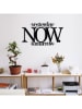 ABERTO DESIGN Dekoracja ścienna "Now" - 52 x 30 cm