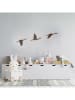 ABERTO DESIGN 3-delige set: wanddecoratie "Rusty Birds"