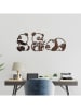 ABERTO DESIGN 3-delige set: wanddecoratie "Rusty Panda"