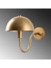 ABERTO DESIGN Wandlamp goudkleurig - (H)27 x Ø 20 cm