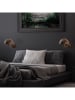 ABERTO DESIGN Lampa ścienna w kolorze brązowym - wys. 24 x Ø 20 cm