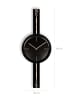 ABERTO DESIGN Wanduhr in Schwarz - (B)30 x (H)80 cm