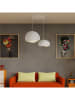 ABERTO DESIGN Hängeleuchte in Weiß - (B)75 x (H)120 cm