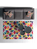 ABERTO DESIGN Kurzflor-Teppich in Bunt