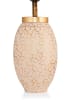 ABERTO DESIGN Lampa stołowa w kolorze kremowym - wys. 55 x Ø 26 cm