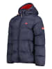 Geographical Norway Doorgestikte jas "Ancelo" donkerblauw