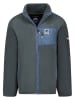 Geographical Norway Fleece vest "Urock" antraciet/blauw
