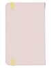 ars edition Notizbuch "No rain, no rainbow" in Rosa - A6