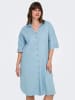 ONLY Carmakoma Jurk "Coco" lichtblauw