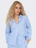 ONLY Bluse in Hellblau/ Weiß