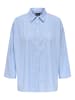 ONLY Bluse in Hellblau/ Weiß