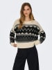 ONLY Trui beige/zwart