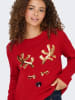 ONLY Sweter w kolorze czerwonym