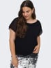 ONLY Carmakoma Bluse in Schwarz