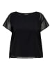 ONLY Carmakoma Bluse in Schwarz