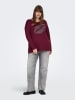 ONLY Pullover in Bordeaux