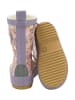 mikk-line Gummistiefel in Lila/ Creme
