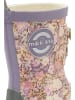 mikk-line Gummistiefel in Lila/ Creme
