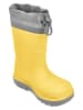 Playshoes Gummistiefel in Gelb/ Grau