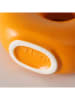 Boltze Vase "Lanyo" in Orange - (H)20 cm
