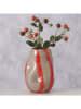 Boltze Vase "Larana" beige/rood - (H)23 cm