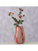 Boltze Vase "Larana" in Beige/ Rot - (H)29 cm