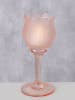 Boltze Teelichthalter ''Tully'' in Rosa - (H)17 cm