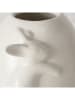 Boltze Vase "Fanny" in Weiß - (B)17,5 x (H)14,5 x (T)15 cm