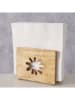 Boltze Serviettenhalter "Flowery" in Hellbraun - (B)13,5 x (H)10,5 cm