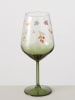 Boltze Weinglas "Jardin" groen - (H)22 cm