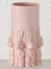 Boltze Vase "Erny" in Rosa - (B)14 x (H)20 cm