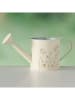 Boltze Gießkanne "Meadow" in Creme/ Gelb - (B)36 x (H)17,5 x (T)15,5 cm