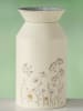 Boltze Vase "Meadow" in Creme - (H)24 x Ø 13 cm