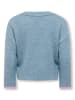 KIDS ONLY Pullover "Amour" in Hellblau/ Rosa