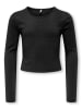 KIDS ONLY Longsleeve "Trinny" in Schwarz