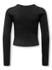 KIDS ONLY Longsleeve "Trinny" in Schwarz