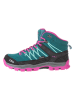 CMP Leder-Trekkingboots "Rigel Mid" in Petrol/ Pink